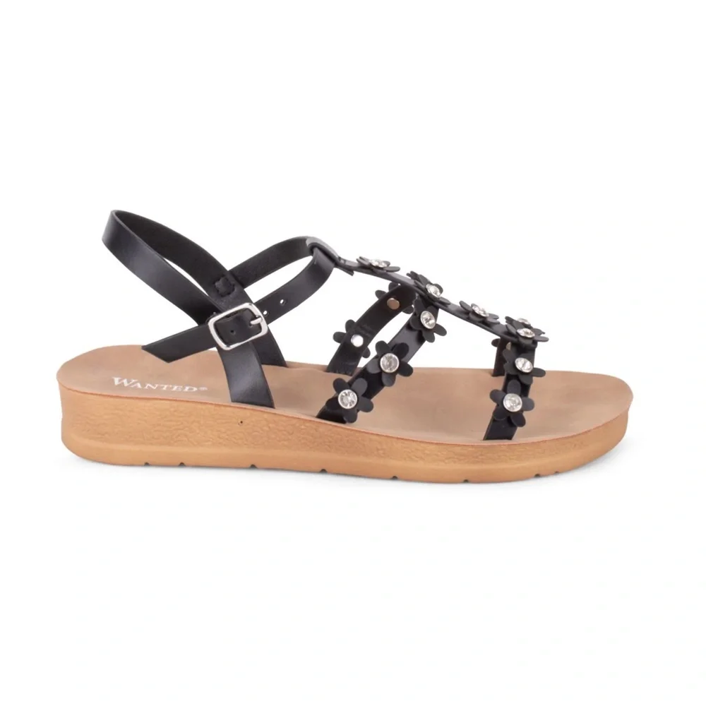 WANTED Womens Dolce Daisy Floral Strappy Sandals Size 11 NEW - Picture 15 of 16